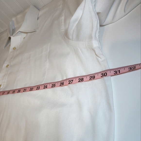 CULWELL & SON set Of 2 White Button Down Long Sleeve Shirts Size (18) - Picture 14 of 16